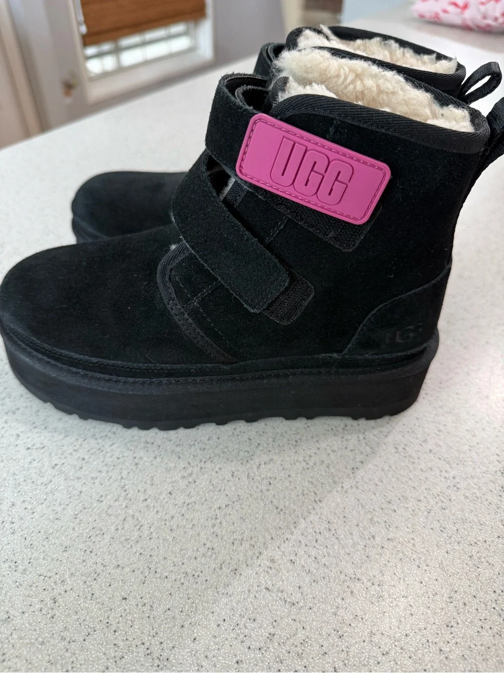 UGG kids platform boots